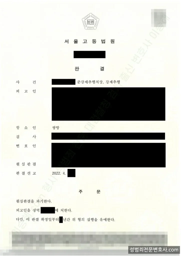 피해자대리(성공) 처분문서